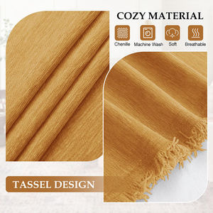 <span class=keywords><strong>Copridivano</strong></span> a L in ciniglia <span class=keywords><strong>giallo</strong></span> caldo, taglia universale, protezione antigraffio, alta qualità, per uso alberghiero - Product Image 2