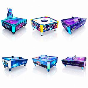 Air Hockey Office Break Room Table Quiet Fan Motor Modern Cabinet Indoor Staff Leisure Game Equipment - Product Image 4
