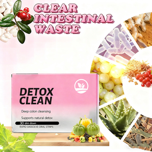 デトックスクリーンスリムダウン経口ストリップ,Garcinia Cambogia & 腸の健康と脂肪抑制のためのセナエキス,30ストリップ - Product Image 6