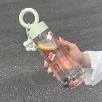 Gobelet portable pour voiture, gobelet en plastique de couleur unie pour étudiants, grande capacité, gobelet de transport