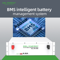 Batería de Litio-Ion LFP GSL ENERGY 48V 100Ah para Sistema Solar Doméstico, Montaje en Rack, Protección BMS, Montaje en Pared, Lifepo4