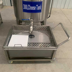 Machine de stérilisation du lait pasteurisé de petite taille de 100 L, réservoir de fabrication de fromage avec contrôle de <span class=keywords><strong>la</strong></span> température, couteau à découper le fromage - Product Image 3