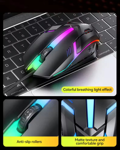 Thiết Bị Điện Tử Mua Đại Lý Chơi Game Bàn Phím Chuột Headphone Mousepad RGB Chơi Game Combo Set LED Ánh Sáng Bàn Phím Có Dây - Product Image 5