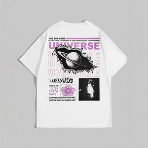 Il segreto della maglietta <span class=keywords><strong>Big</strong></span> <span class=keywords><strong>Bang</strong></span> in cotone estivo Oversize t-Shirt traspirante abiti larghi Hip Hop Street t-Shirt - Product Image 2