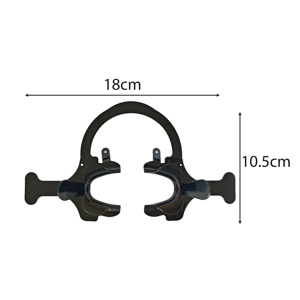 Vente en gros Noir Forme C Ouvre-Bouche Avec Poignée Réutilisable Plastique Écarteur <span class=keywords><strong>de</strong></span> Joue Pour Blanchiment des Dents Usage Do - Product Image 5