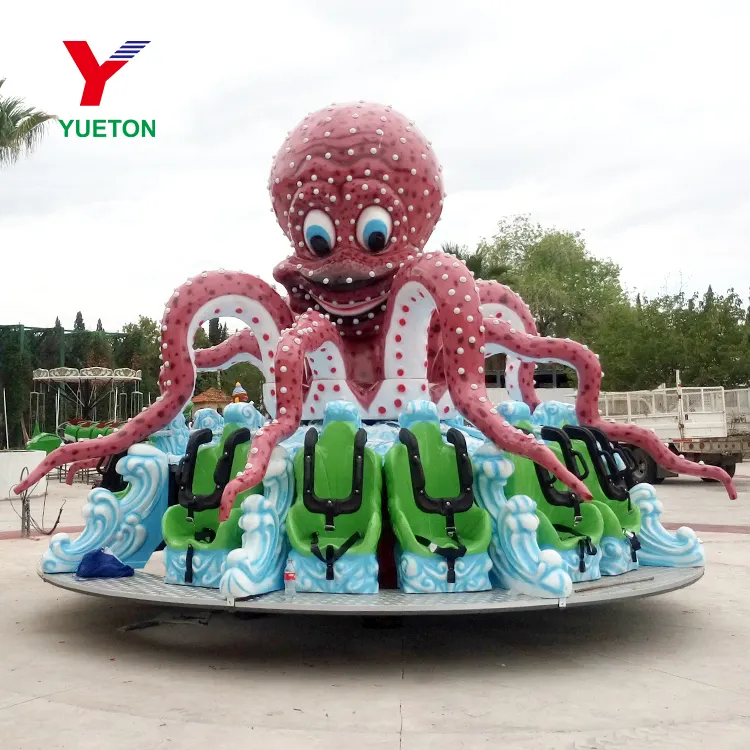 China Manufacturer Fun Park Equipment Amusement Attractions Octopus Ride Amusement Park Games For Children For The Park