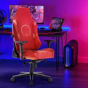 <span class=keywords><strong>Silla</strong></span> de juego Dota 2 De cuero rojo para ordenador, <span class=keywords><strong>silla</strong></span> de juego OEM de lujo de PU, <span class=keywords><strong>silla</strong></span> de carreras de espuma moldeada en frío con cintura integrada - Product Image 4