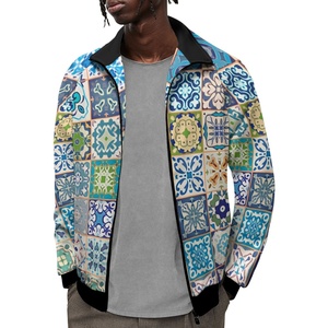 Sudaderas con capucha únicas de lujo Chaquetas Abrigo Rojo <span class=keywords><strong>Marruecos</strong></span> Diseño personalizado Invierno Stand Collar Raglan Cremallera <span class=keywords><strong>Sudadera</strong></span> Chaqueta a granel - Product Image 3