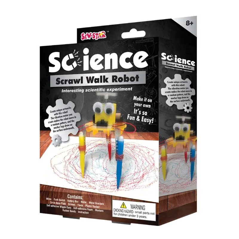 mechanical Science DIY toys Scrawl Walk Robot kit educational kit stem science experiment kit for kids