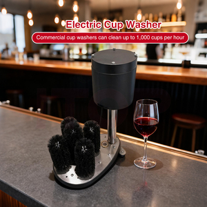 Lavabicchieri di Alta Qualità con Spazzole per Lavello, Pulitore <span class=keywords><strong>a</strong></span> <span class=keywords><strong>Pressione</strong></span> per Bicchieri e Tazze - Product Image 2