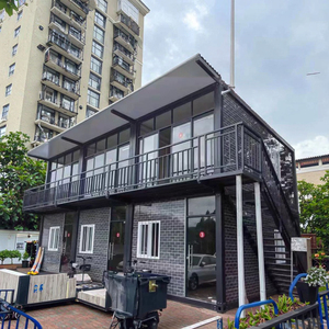 Xách tay 20ft đúc sẵn container nhà đô thị sống phẳng gói Tiny Home Trailer với nhà bếp phòng tắm văn phòng thủy tinh tính năng - Product Image 6