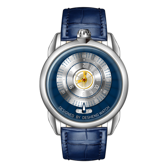 DIY Watch Self-design Stainless Steel Refit Mechanical Movement Watch