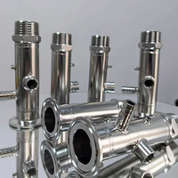Collecteurs de refroidissement liquide conformes aux normes AISI304 et AISI316L en acier inoxydable pour systèmes de refroidissement liquide de centres de données
