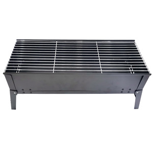 Barbecue au charbon de bois en métal pour le camping et la cuisson en plein air - Product Image 1