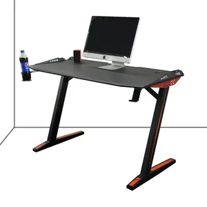 Schlussverkauf hochwertige moderne Heimmöbel Rennsport-Spieltisch Rgb Computer-Gaming-PC-Schreibtisch