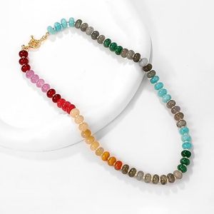 Collares de Moda, Collares Boho con Cuentas de Resina, Collar con Dijes para Mujer, Collar Hecho a Mano para el Verano, Regalos de Joyería - Product Image 3