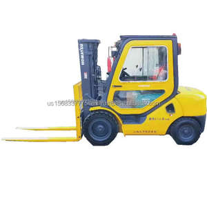 Certifié CE 2 tonnes 3 tonnes 3,5 tonnes chariot élévateur électrique d'intérieur 4x4 entrepôt de batterie au lithium pour Komatsu boîte de vitesses de chariot élévateur diesel utilisé - Product Image 1