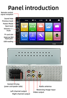 Autoradio multimédia universel 7 pouces avec écran tactile, CarPlay, MP5, GPS et télécommande pour vente en gros
