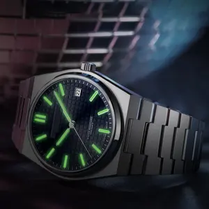 Nuovo orologio da uomo meccanico luminoso impermeabile da 5 Atm orologio da uomo personalizzato Oem Odm orologio da uomo di lusso Premium orologi automatici