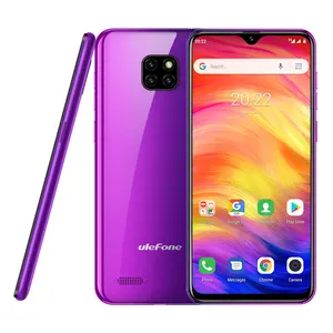 Ulefone Note 7 Smartphone 6.1 inch 1GB RAM 16GB ROM MT6580A Quad Core 3500mAh Face ID Three Rear Cameras Android 9 Mobile Phone