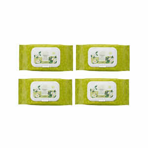 Salviette Struccanti al Tè Verde The Saem Healing Tea Garden, 60 Fogli per Confezione, 4 Confezioni in Offerta - Product Image 1