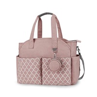 Sac à langer de luxe pliable et imperméable pour maman avec station de change intégrée