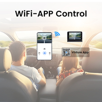Caméra de tableau de bord 4K Full HD à double objectif avant et arrière, enregistreur vidéo de conduite avec GPS, capteur G, vision nocturne, dashcam