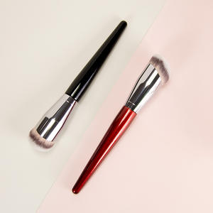 Pinceau professionnel pour fond de teint à tête plate et inclinée, poils denses et fermes, pinceau incliné pour le visage, pour fond de teint liquide ou crème - Product Image 4