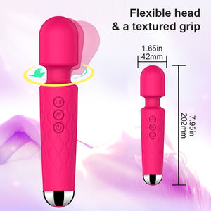 Vibromasseur de massage personnel électronique à main en vente chaude Masseur électrique sans fil pour tout le corps - Product Image 4