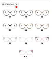 Lunettes d'ordinateur anti-lumière bleue Everglint OEM légères, élégantes, à monture intégrale, avec verres TAC, cadre PC noir pailleté, pour la protection des yeux