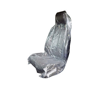 Su geçirmez tek kullanımlık HDPE şeffaf plastik araba klozet kapağı evrensel araba servisi için - Product Image 1