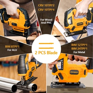 WORKSITE Tùy Chỉnh <span class=keywords><strong>20V</strong></span> Cordless Jig Saw Gỗ Chết Làm Thép Kim Loại Cắt Điện Cưa Pin Di Động Jig Saw - Product Image 6