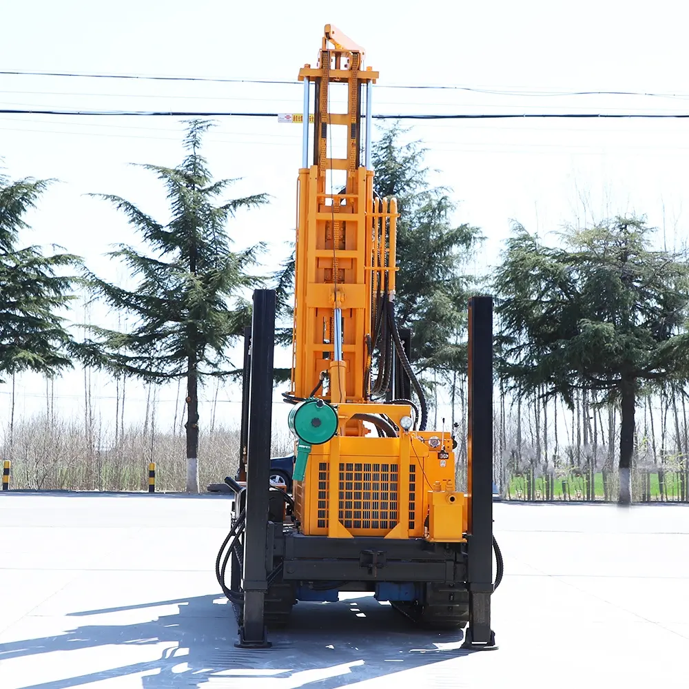 hengwang factory sale portable rock drill machine well drilling rig machine 300m