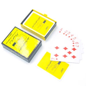 Gran oferta, Material de Stock de tarjetas duraderas, Casino de grado de plástico, resistente al agua, naipe de código de barras personalizado en línea - Product Image 1