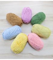 China Manufacturer Yarn Crochet 100% Acrylic Milk Cotton Yarn 50G Crochet Yarn Milk Cotton for Crochet
