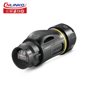 Cnlinko Ip68 <span class=keywords><strong>Rj45</strong></span> Ethernet Lan разъем Cat6 Stp щит наружный водонепроницаемый разъем <span class=keywords><strong>Rj45</strong></span> - Product Image 2