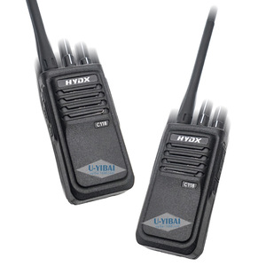 Hydx C118 Talkie-walkie 400-470 MHz Radio analogique Communication pour chantier extérieur et utilisation hôtelière - Product Image 1