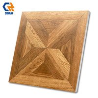 Carreaux de porcelaine à grain de bois modernes, antidérapants, antibactériens, résistants à l'usure, résistants aux acides, épaisseur 9 mm, pour sols et murs intérieurs