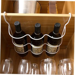 Estante de vino de metal <span class=keywords><strong>universal</strong></span> de 3 botellas para <span class=keywords><strong>nevera</strong></span> de cocina, portabotellas que se adapta a la mayoría de las neveras, almacenamiento de alimentos y contenedores - Product Image 5