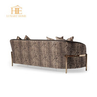 Canapé sectionnel en cuir moderne italien sur mesure, canapé sectionnel en cuir de luxe pour salon