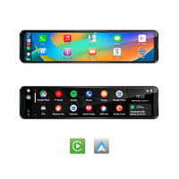 11.26 "miroir Portable sans fil Carplay Androidauto 4K Wifi double caméra miroir sauvegarde vue arrière DVR enregistreur vidéo Dash Cam