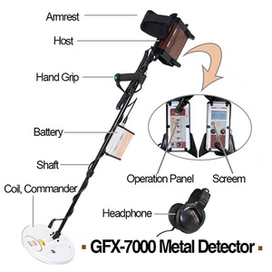 เครื่องตรวจจับโลหะแบบพกพา GFX7000 รุ่นตรวจจับสมบัติที่มีความไวสูง GFX7000 7000 เครื่องตรวจจับโลหะแบบพกพา GFX7000 GFX7000 7000 รุ่นพกพา M - Product Image 3