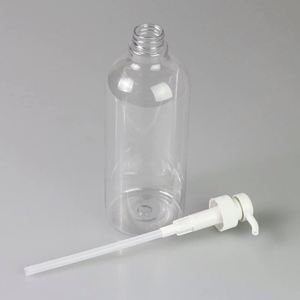Wholesale Cosmetics 500ml Empty PET Plastic Screen Printing Pump Sprayer Shampoo Shower Gel Hand Sanitizer <b>Bottle</b> - Product Image 2