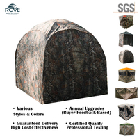 Cubiertas de Camuflaje para Caza Multiusos OEM, Portátiles, Transpirables, de Oxford con Revestimiento de Vinilo, para las Cuatro Estaciones, de Montaje Rápido y Automático