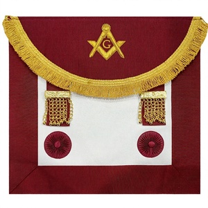 Tabliers en cuir unisexe ORDRE ROYAL D'ÉCOSSE RITE ÉCOSSAIS Accessoire de grande église pour les services religieux des adultes - Product Image 1