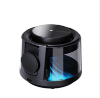 Lampu Malam Lipat Magnetik Pengisi Daya Cepat 3-in-1 GM ABS Akrilik Lampu Ambient LED Desktop Pengisi Daya Nirkabel Speaker Lampu Ambient
