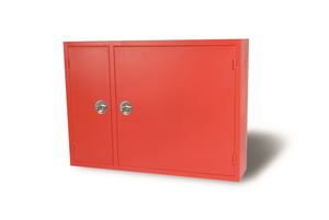 Armoire d'incendie à double porte avec enrouleur de tuyau d'incendie et extincteur 1050*750*280 - Product Image 5