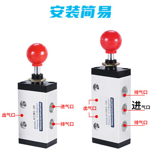 Válvula de Control Manual ZILIQIDONG K23R5-08, Tipo de Bola de 6 mm, Acción Directa, Baja Presión - Product Image 2