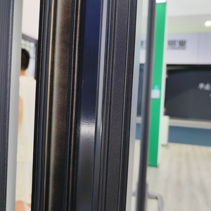 Puerta Batiente de Baño de Aleación de Aluminio <span class=keywords><strong>Alist</strong></span> Design con Sistema de Riel Oculto, Puerta Fantasma Resistente al Viento para Interiores de Villas - Product Image 4