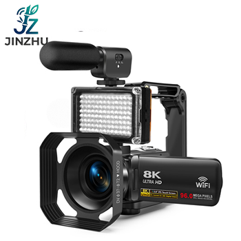 Anti-Shake WiFi Rotating LCD Screen Professional Video Camera 8K 96MP CMOS Sensor 120 Wide Angle 18X Zoom Premium Quality